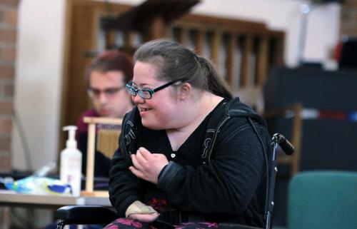 IMPs member in one of our weekly sessions 