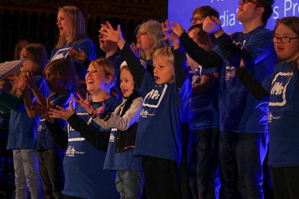 IMPs members performing as part of the Culture Awards ceremony.