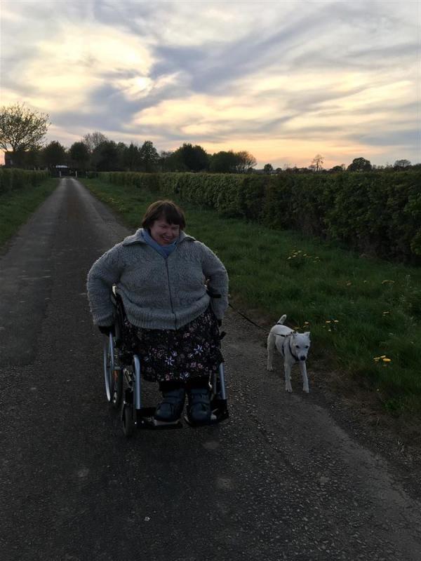 Claire during her 2.6 challenge